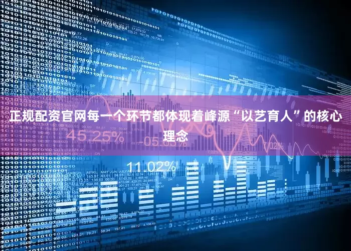 正规配资官网每一个环节都体现着峰源“以艺育人”的核心理念