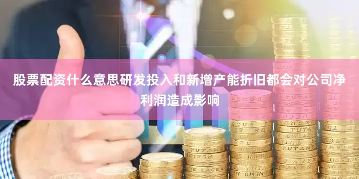 股票配资什么意思研发投入和新增产能折旧都会对公司净利润造成影响